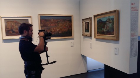 On canvas, on camera: Views of Olevano