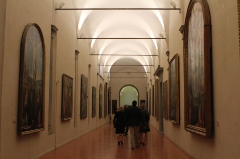 At the end of the hall