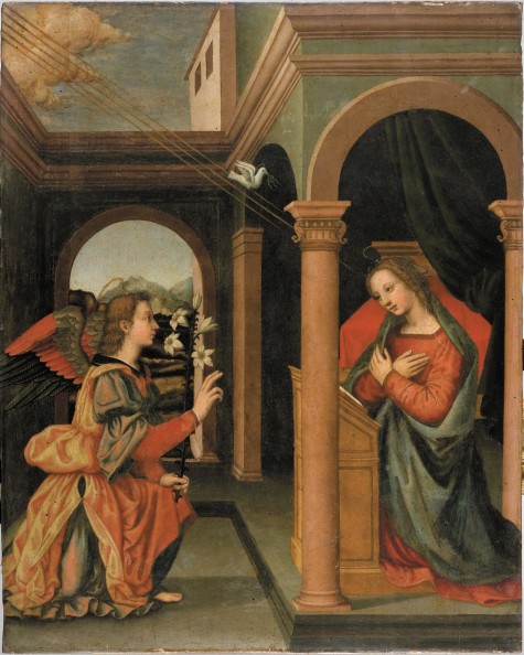 Pre-restoration, Nelli's Annunciation
