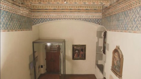 Nelli's work displayed in medieval quarters